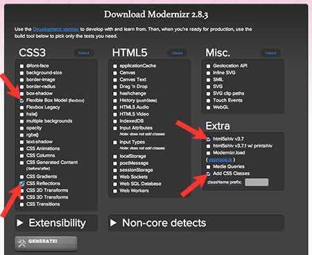 download modernizr